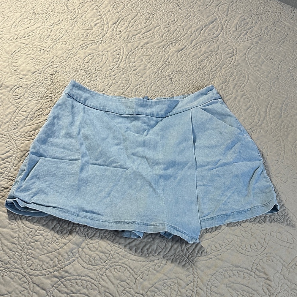 Bar III Light Blue Women's Shorts